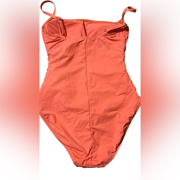 NWTO La Blanca Vibrant Red One-Piece Swimsuit - Picture 3 of 5